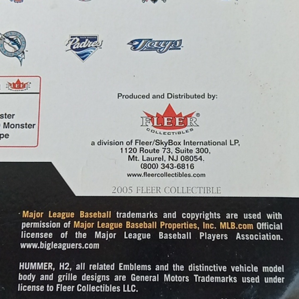 Vintage Fleer Collectibles Hummer H2 With Trading Card - Picture 10 of 16